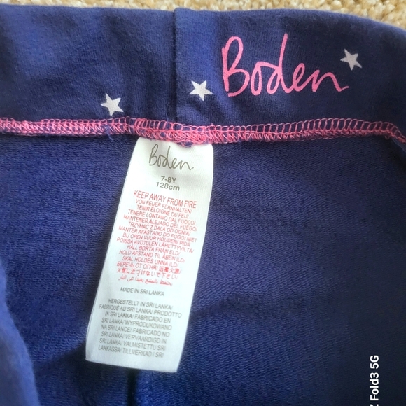 ❤️EUC❤️ BODEN GIRLS COZY LEGGINGS - Picture 2 of 7